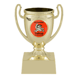 Bermuda pokal 11 cm med eget vinylmotiv