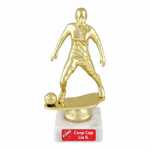 Ajax dame statuett 15 cm med eget vinylmotiv