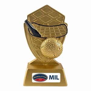 Estland statuett 11 cm med eget vinylmotiv