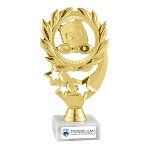 Hitra statuett 15 cm med eget vinylmotiv