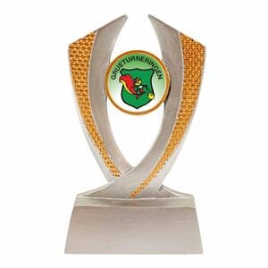 Island statuett 11 cm med eget vinylmotiv