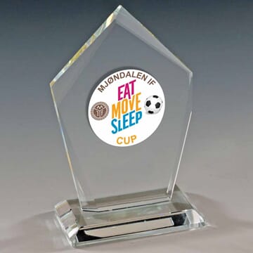 Trysil plakett 11 cm med eget vinylmotiv