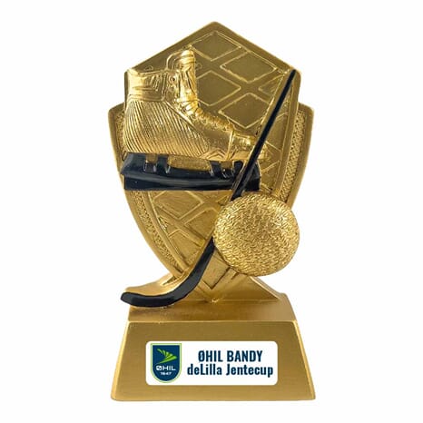 Tsjekkia statuett 11 cm med eget vinylmotiv