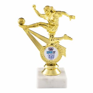 Wales dame statuett 14 cm med eget vinylmotiv