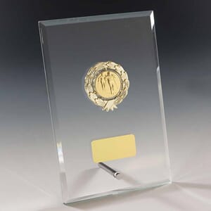 Kvitfjell glassplakett i 6 størrelser