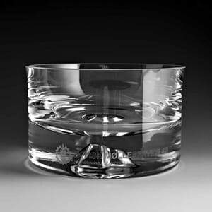 Glittertind bolle bredde 14 cm med eget sandblåst motiv