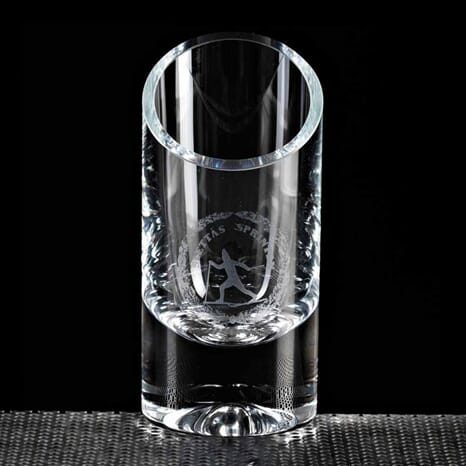 Lom vase i 5 størrelser med eget sandblåst motiv