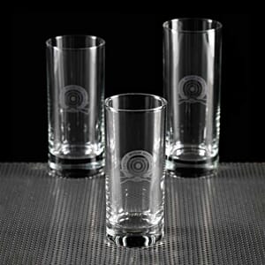 Gina glass i 3 størrelser med eget trykt motiv