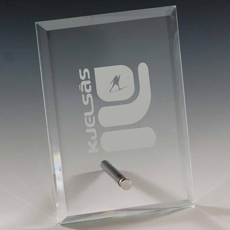 Kvitfjell plakett i 5 størrelser med eget trykt motiv