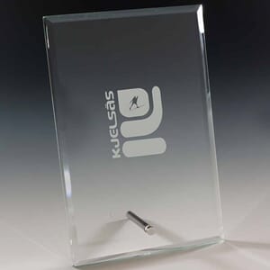 Kvitfjell plakett i 5 størrelser med eget trykt motiv