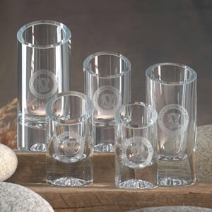 Lom vase i 5 størrelser med eget trykt motiv