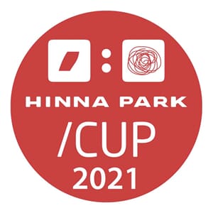 Rundt vinylmotiv med egen logo