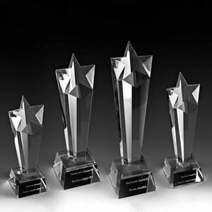 Hollywood krystall i 5 størrelser