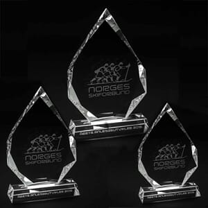 Lysekil krystall i 3 størrelser