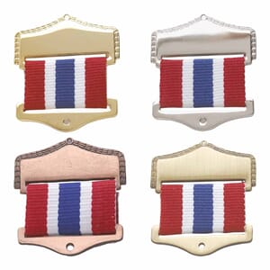 Medaljebånd med overstykke