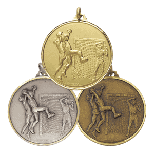 Håndball medalje i messing 42 mm