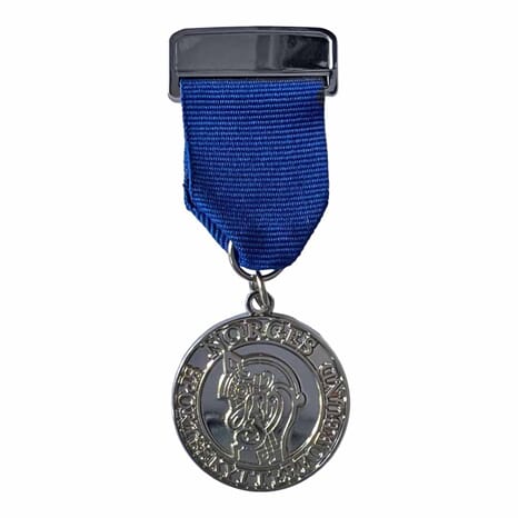DM medalje med bånd og overstykke