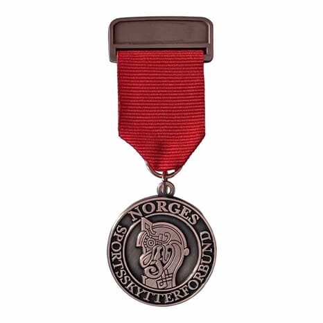 KM medalje med bånd og overstykke