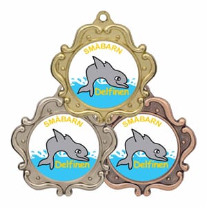 Medaljer m/vinyl motiv