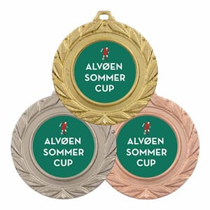 Falun medalje 42 mm med eget vinylmotiv