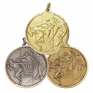 Friidrett medalje i messing 42 mm