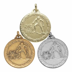 Langrenn fristil medalje 32 mm