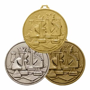 Sjakk medalje 40mm