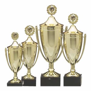 Odense pokaler med lokk i 6 størrelser