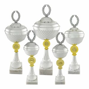 Alicante pokaler med lokk