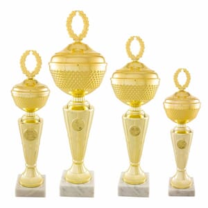 Granada pokaler med lokk