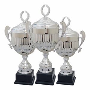 Juventus pokaler med lokk i 4 størrelser