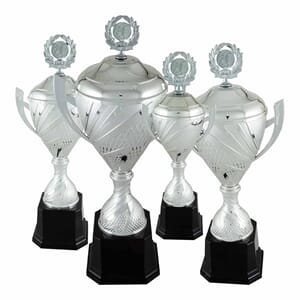 Torino pokaler med lokk i 4 størrelser