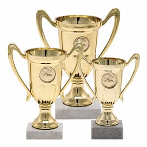 Andorra pokaler i 3 størrelser