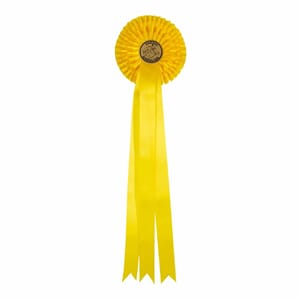 Gul rosett 58 cm