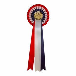 Nasjonalfarget rosett 43,5 cm