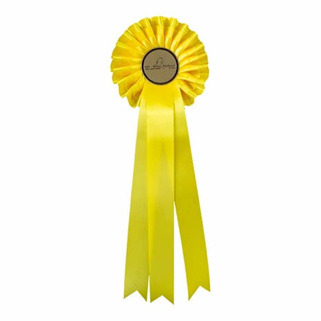 Gul rosett 43,5 cm
