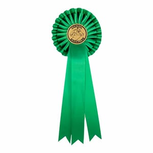 Grønn rosett 36 cm