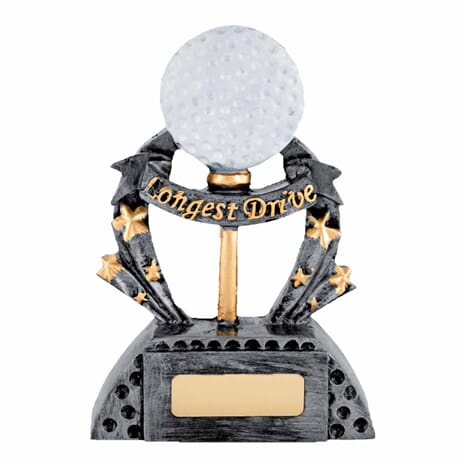Longest drive statuett 12 cm