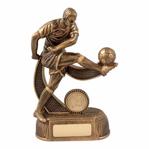 Lyon fotball herre statuett i 2 størrelser