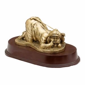 Komisk golf statuett 21 cm